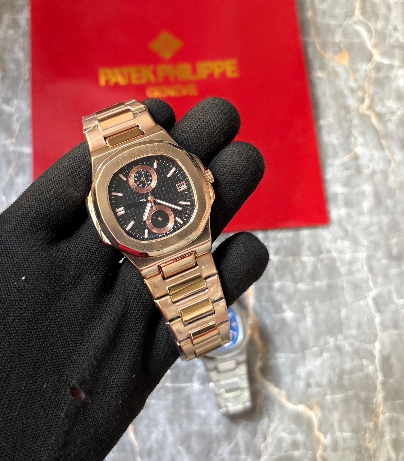 High-End Stainless Steel Finish Gents Watch - Automatic Movement Chronograph
