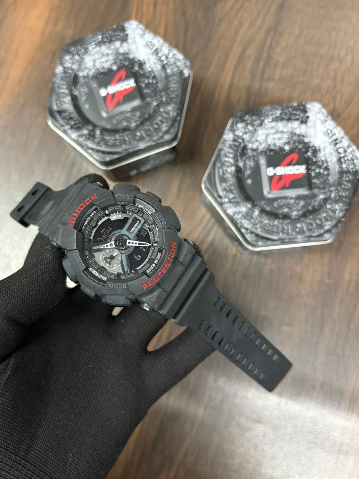 GA-110-1B Homage Watch – Rugged Analog-Digital Sports Style, Shock Resistant