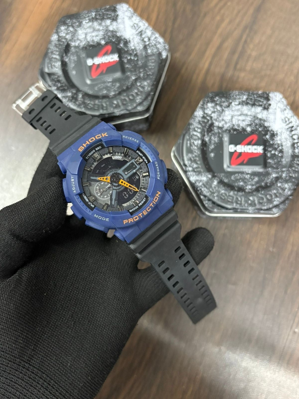 GA-110-1B Homage Watch – Rugged Analog-Digital Sports Style, Shock Resistant