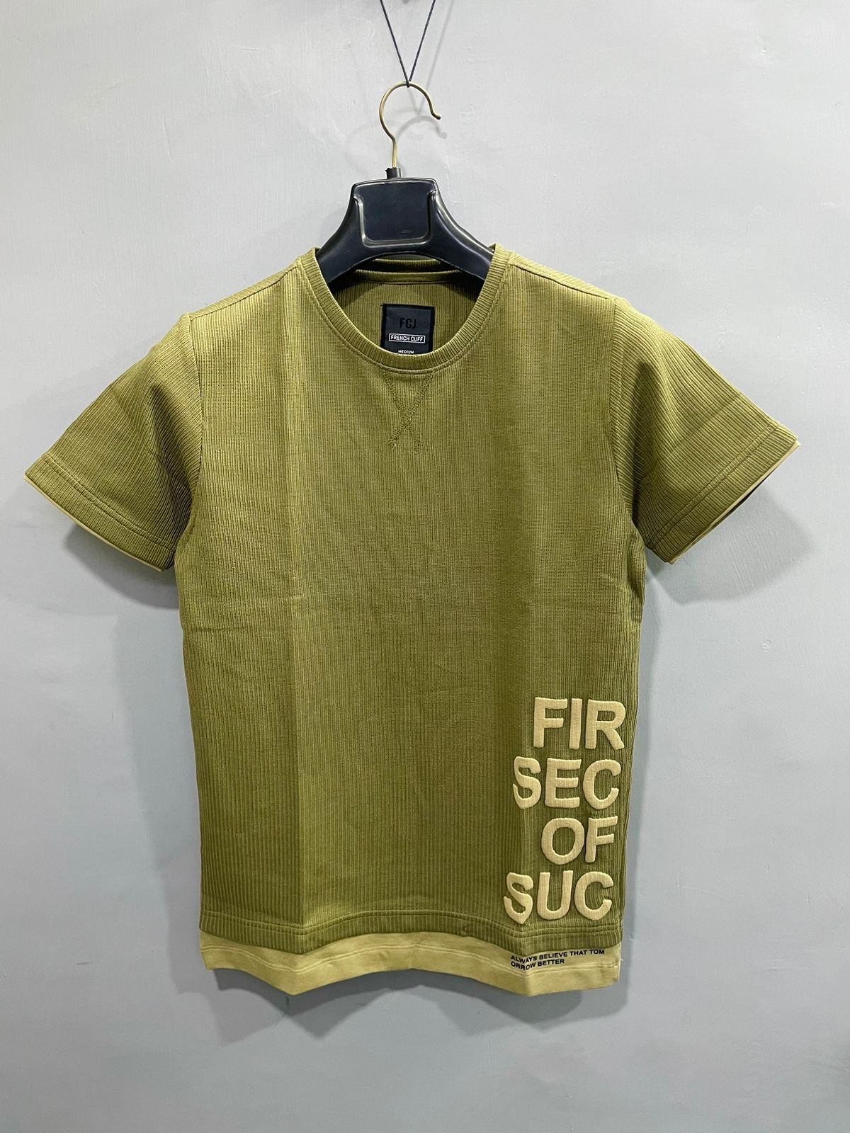 Men’s Premium Quality Light Green T-shirt