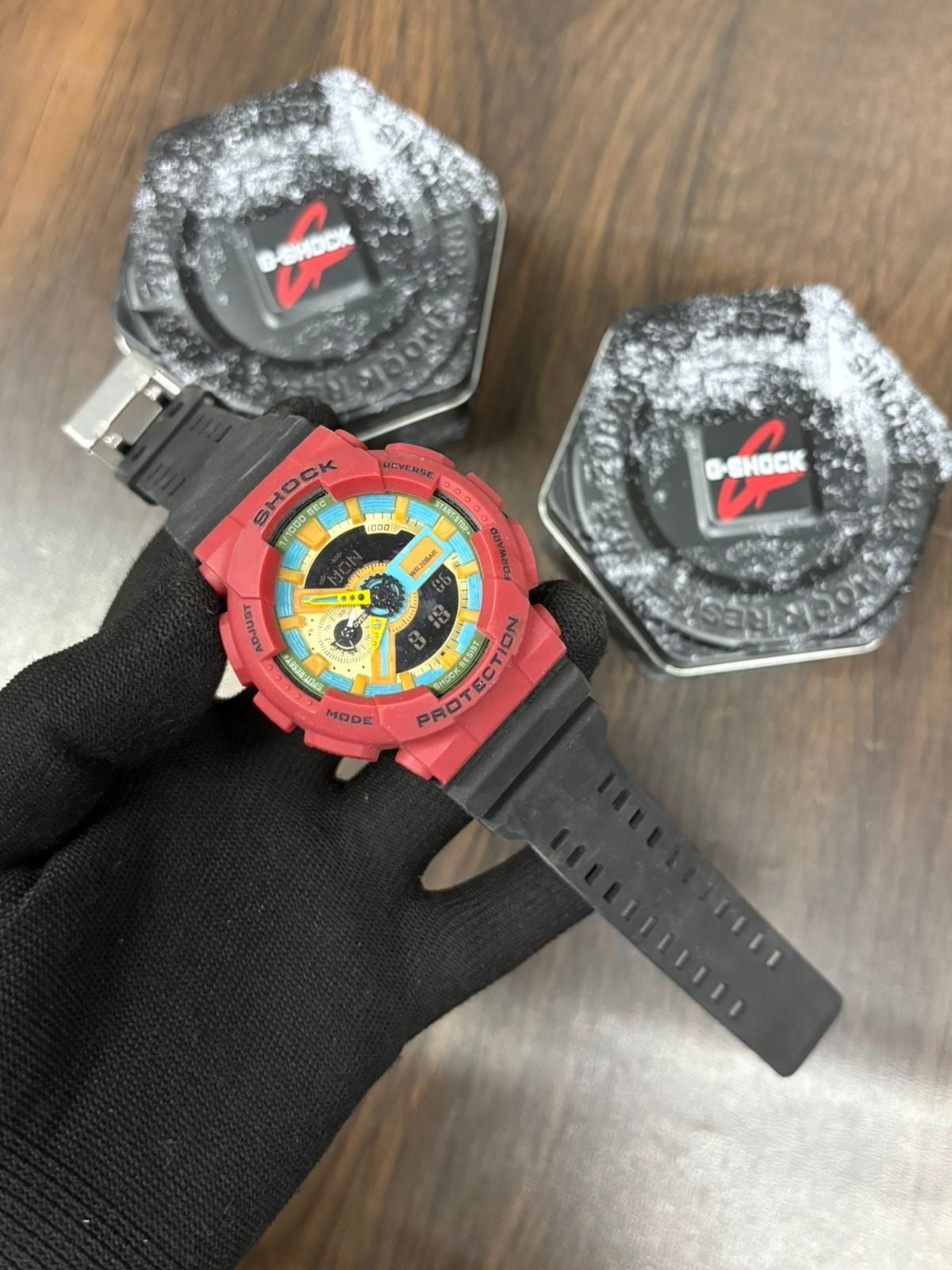 GA-110-1B Homage Watch – Rugged Analog-Digital Sports Style, Shock Resistant