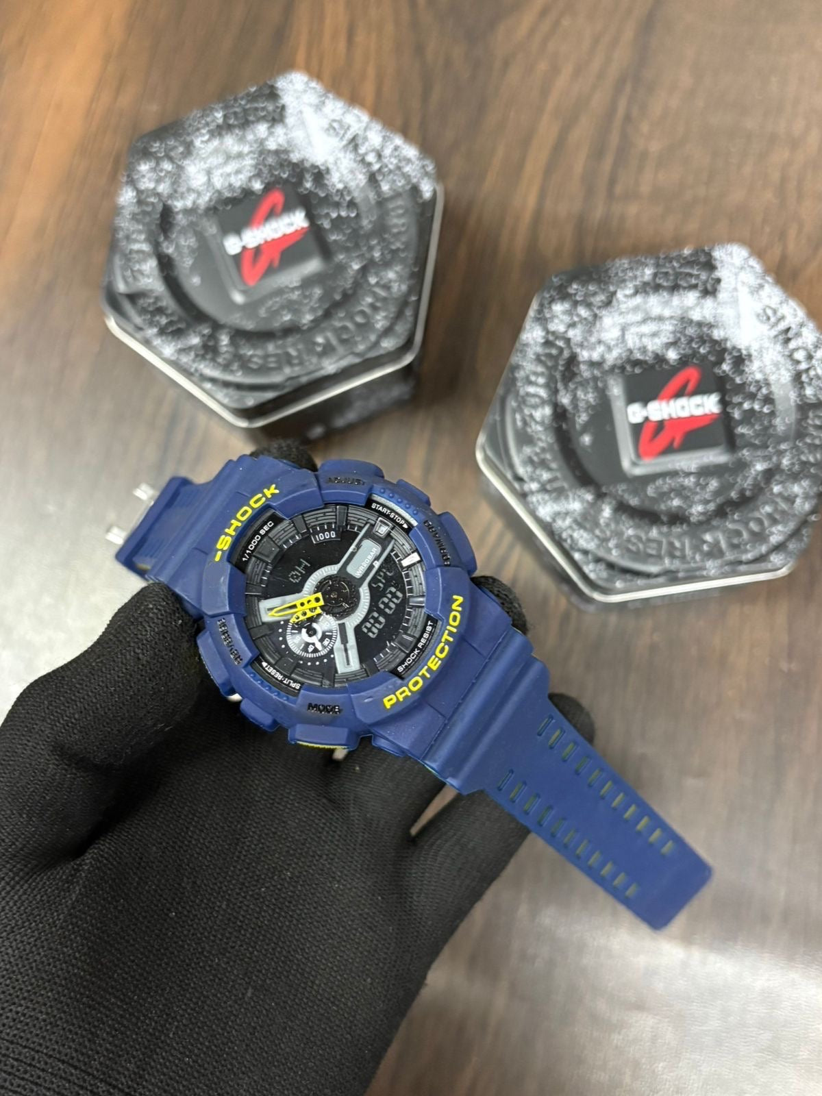GA-110-1B Homage Watch – Rugged Analog-Digital Sports Style, Shock Resistant