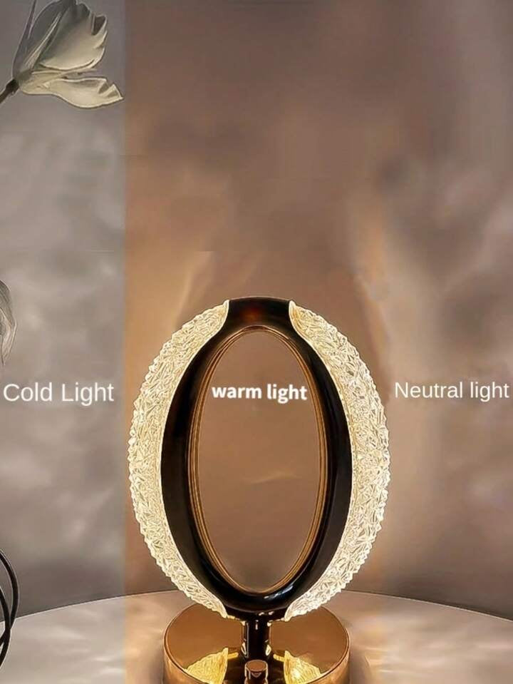 Led Crystal Desk Lamp With Touch Control
