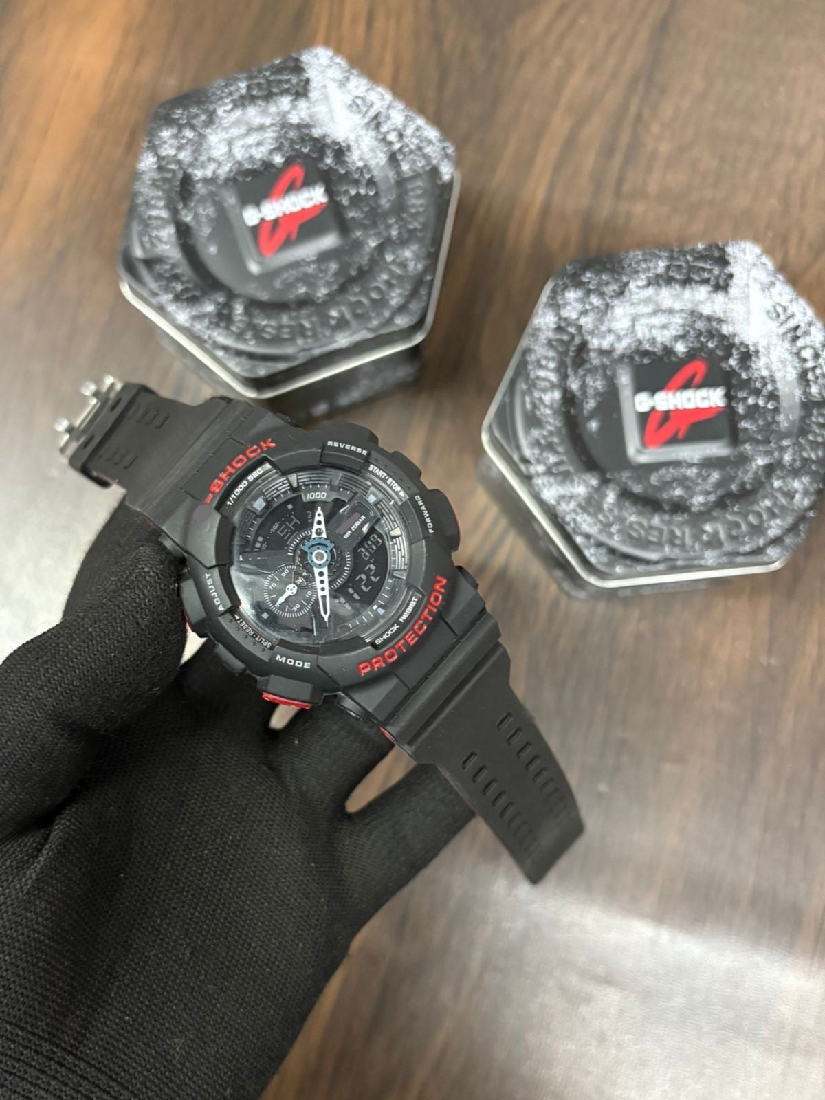 GA-110-1B Homage Watch – Rugged Analog-Digital Sports Style, Shock Resistant