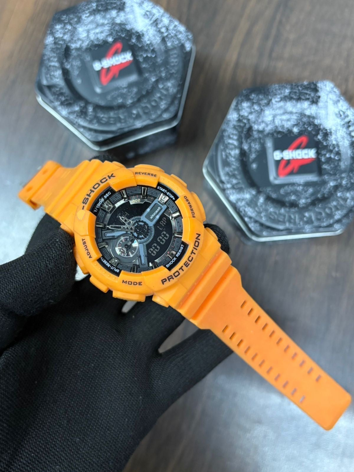 GA-110-1B Homage Watch – Rugged Analog-Digital Sports Style, Shock Resistant