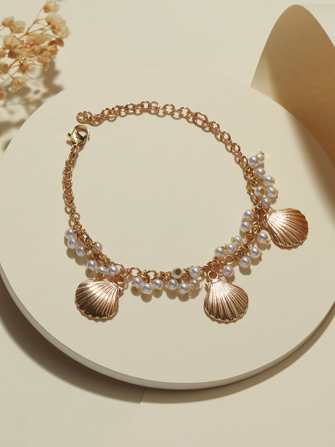 Women Gold-Plated Link Bracelet