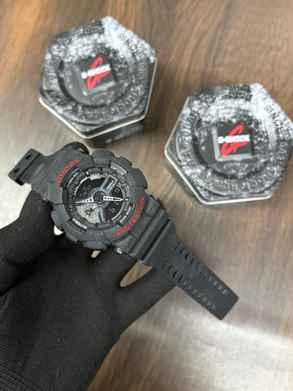 GA-110-1B Homage Watch – Rugged Analog-Digital Sports Style, Shock Resistant