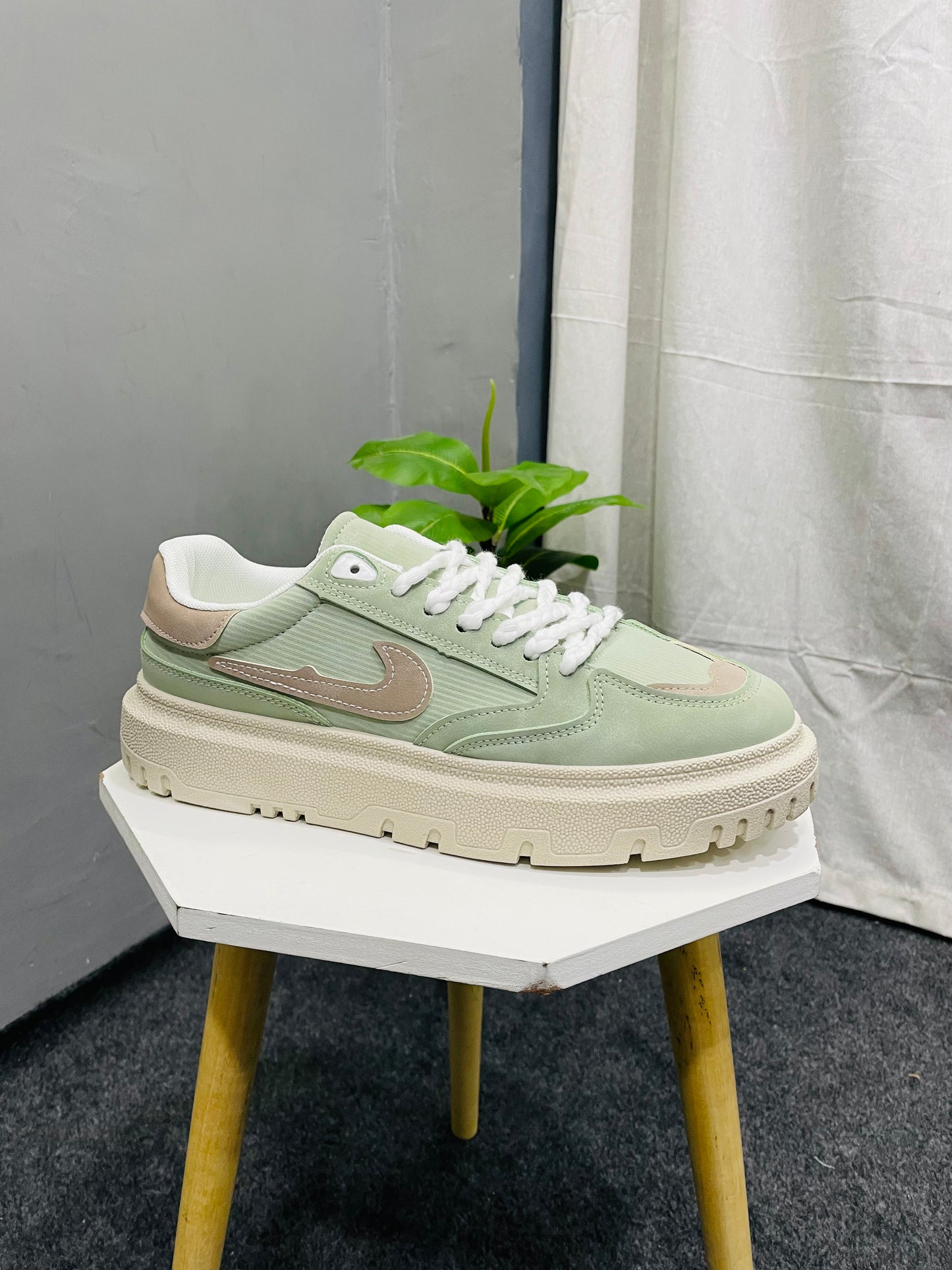 Buy men mint green sneakers 