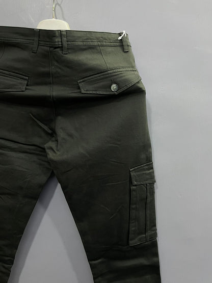 Men’s Olive Green 6 Pocket Cargo