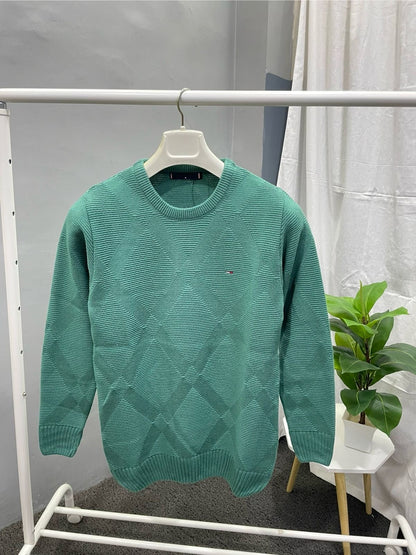 MEN’S SNUG GREEN SWEATER