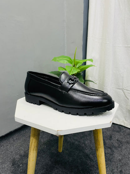 Men's Black Semi Formal Causal Loafers