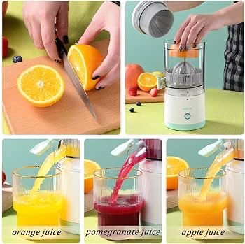 Citrus Juicer, Portable Cordless Fruit Juicer