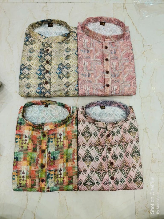 Men’s Printed Kurta’s