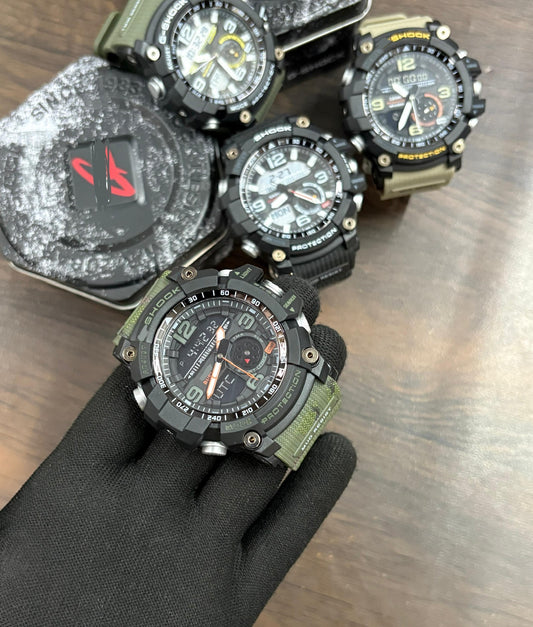 Rugged Tactical Mudmaster Homage Watch – Analog Digital Outdoor Sports Style