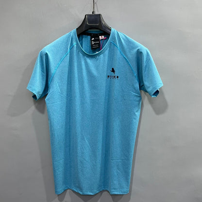 Sky Blue Compression Tshirts For Gym