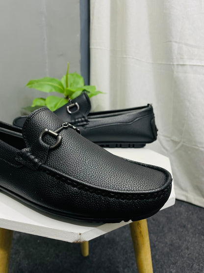 Mens Leather Slipon Moccasins