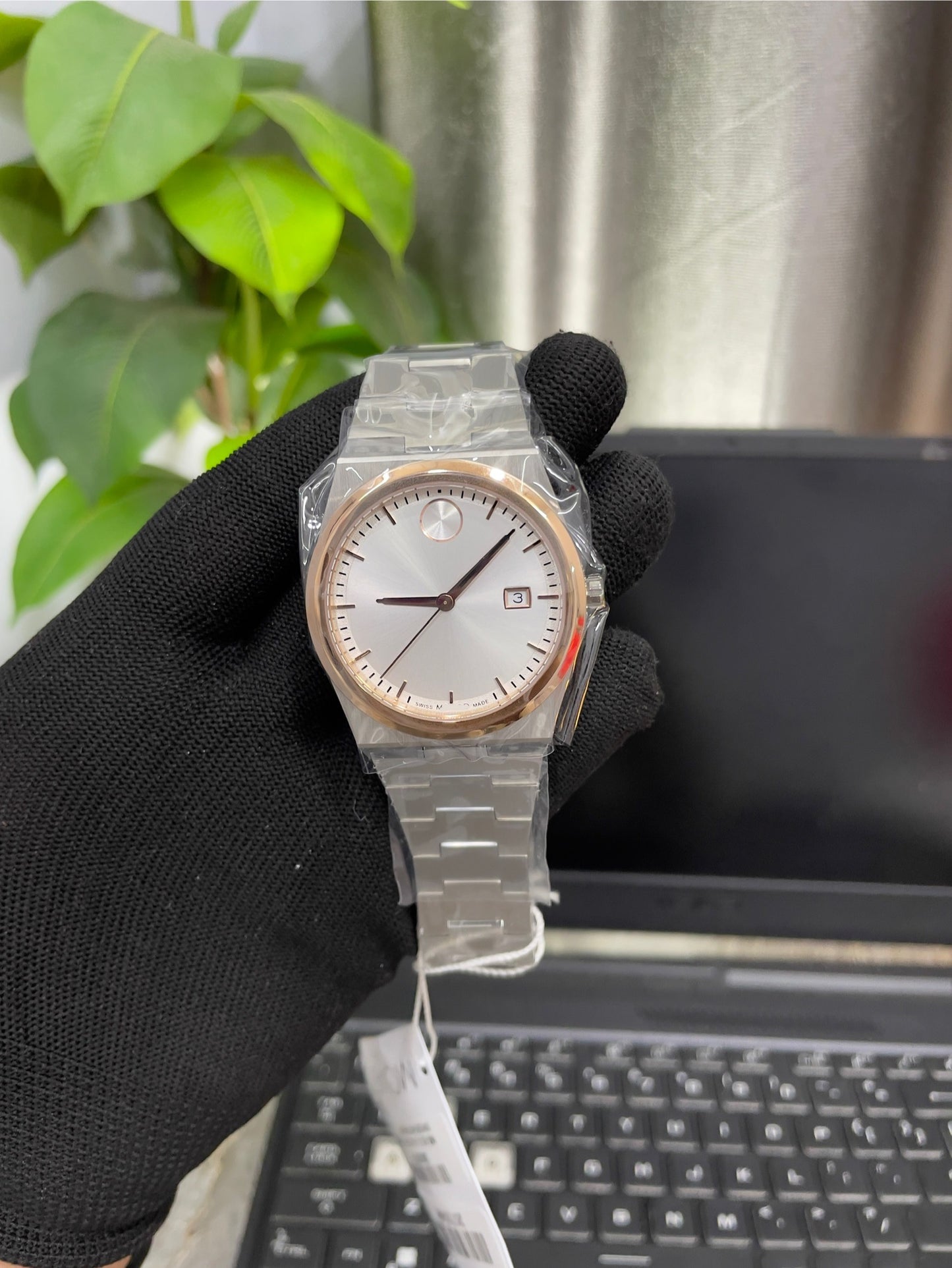 Stainless Steel Watch Swiss Quartz Movement