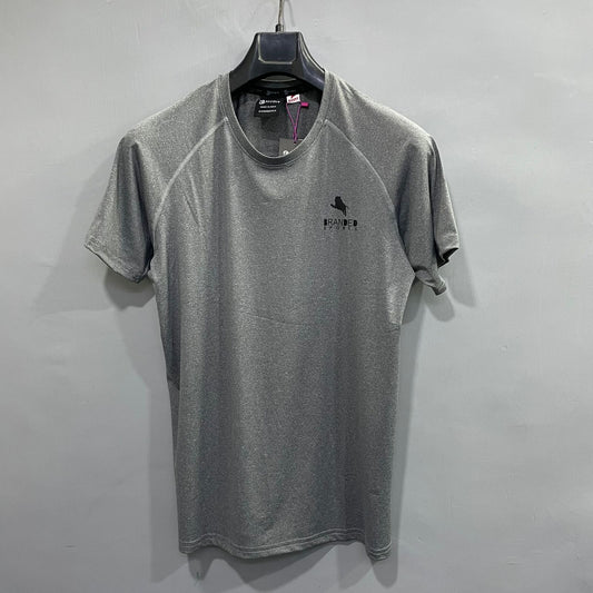 Dark Grey Compression Tshirts For Gym