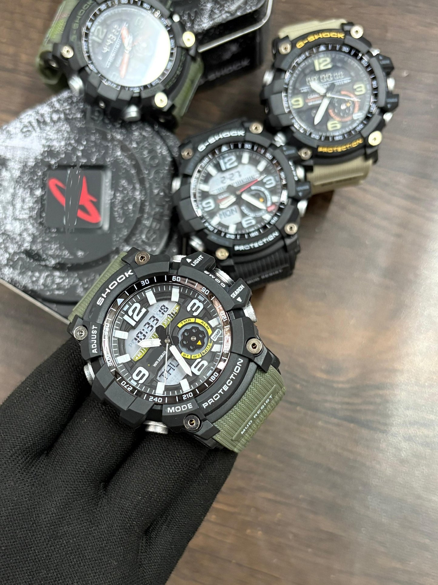 Rugged Tactical Mudmaster Homage Watch – Analog Digital Outdoor Sports Style