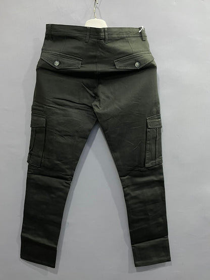 Men’s Olive Green 6 Pocket Cargo