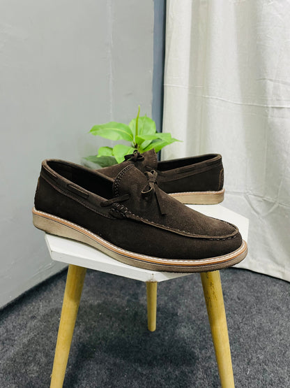 Suede Deck Loafers For Men