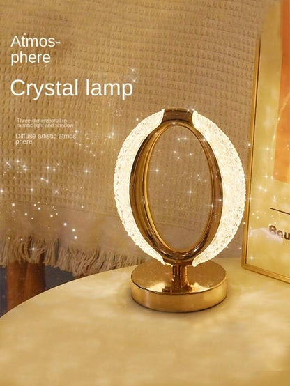 Led Crystal Desk Lamp With Touch Control