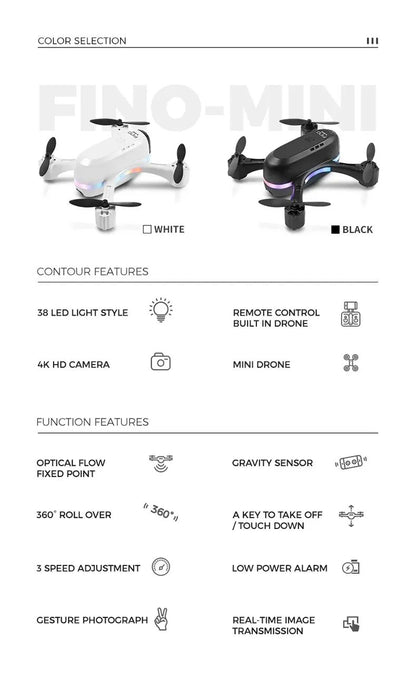 TYRC XK E88 Mini -Drone 4K Professinal with 1080P
Wide Angle HD Camera Foldable RC Helicopter WIFI FPV