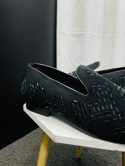 Men's PartyWear Velvet Loafers