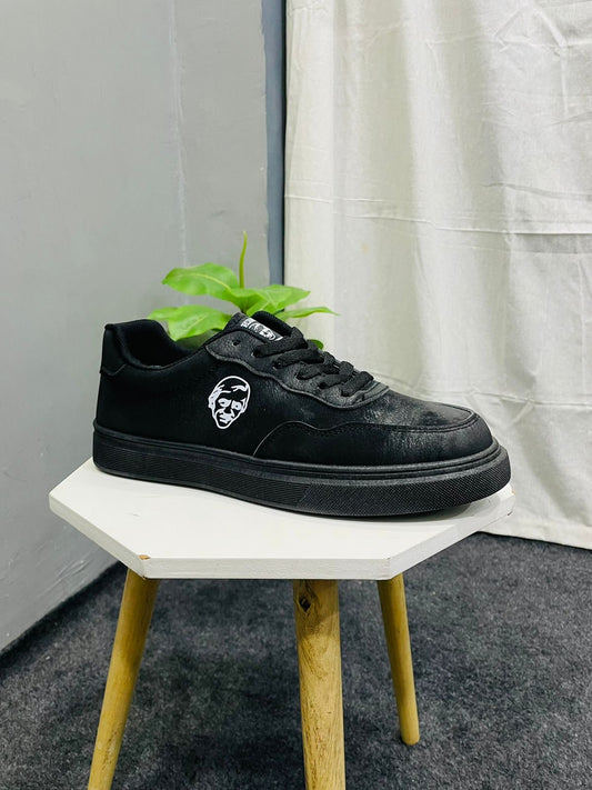Men’s Black Colour Flat Sole Sneakers