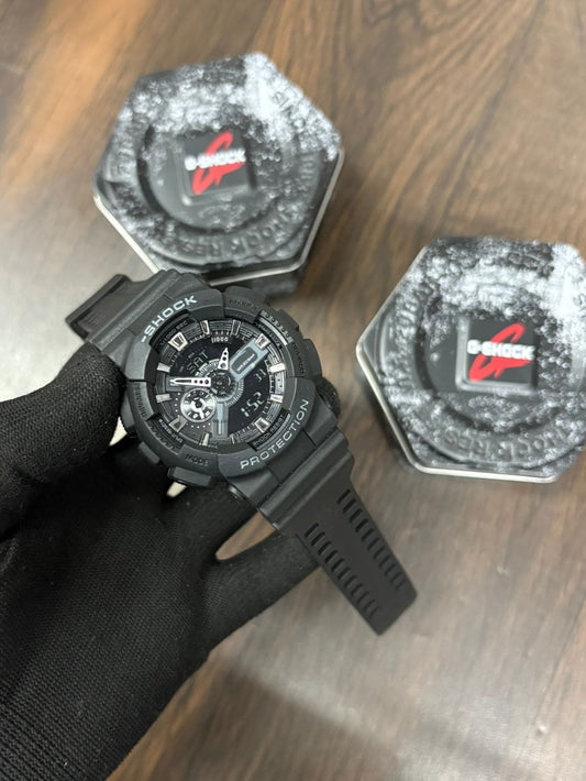 GA-110-1B Homage Watch – Rugged Analog-Digital Sports Style, Shock Resistant
